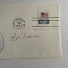 Nasa Apollo Astronaut Ron Evans Signed Autographed 1972 Space Cover