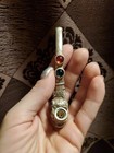 Chinese Asian Silver Ornate Smoking Pipe