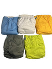 Alvababy Cloth Diapers 5 Pack Lot Inserts Pocket Diapers Reusable Baby New