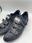 Sidi Road Cycling Shoes Size 48 Black Carbon Sole Security System