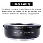 Xpimage Lens Mount Adapter For Canon Ef Lens To Eos Rf Red Komodo Cinema Camera