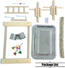 Bird Playground Parrot Playstand Birds Play Stand Wood Exercise Perch Gym Stand 
