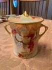Antique Hutschenreuther Bavaria Hand Painted Wa Pickard China Condensed Milk Jar