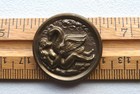 Very Rare Antique Victorian Story Picture Button Risque Naked Leda   The Swan