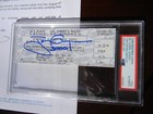 Tony Gwynn Signed Ticket 8 6 99 3000 Hit Full Baseball Autograph Psa W inscrip 