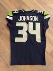 Seattle Seahawks Nfl Authentic Game Worn Used Nike Jersey Home  34 2020 Season
