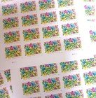 100 Stamps 2024 Usps Floral Mnh Colorful Flower First Class Self Adhesive New