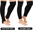 Zhanmai Cut Resistant Leg Sleeves Bite-proof Protective For Black 