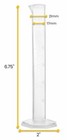 Eisco Labs 25ml Graduated Cylinder  Class B - Polypropylene