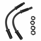 12 Inch Black Stainless Steel Door Loom  1 Pair  Hot Rat Muscle Car Truck