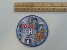 Coors Light Button Vintage Beer Pin  ice Cold Silver Bullets  