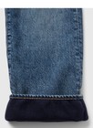 Nwt Gap Kids Boys Loose Fit Fleece Lined Denim Jeans Cozy  Size 7   59 95