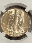 1945 S Walking Liberty Half Dollar Ngc Ms 66  
