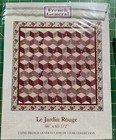 Le Jardin Rouge 66 X 65 1 2    Quilt Kit By French General For Moda 