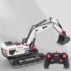 1594 Huina 1 14 Rc Metal Excavator Model Toys Radio Light 22ch Sound Battery