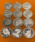  20x  Pure  999 Fine Silver Pieces Premium New Bullion Estate Lot Designs