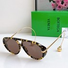 Bottega Veneta Bv1273 Sunglasses Women Tortoiseshell Brown Len 63mm Uv400 Luxury