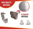 Lightweight Aluminum Dunnage Racks For Flatbed Trailers - 20  X 15  Bolt-on