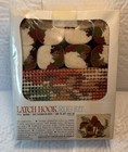 Vintage Latch Hook Rug Kit Mushrooms Wonder Art  4650 New