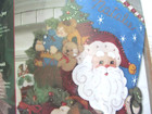 Bucilla Christmas Joy Felt Stocking Kit Santa Holding Lantern Toy Sack 2007 T