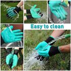Gardening Digging Planting Pruning Tools Lawn Care 8 Claws Garden Genie Gloves