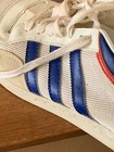 Vtg Men   s Adidas Rebound Shoes Size 11 Made In France 1980   s Red White Blue Rare
