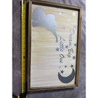 Dream Big Little One Wooden Nursery Wall Art Elephant Moon Stars Gray Wood Sign