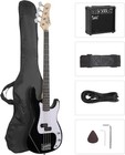 Full Size Bass Guitar Kit For Beginners With 20w Amp And Accessories
