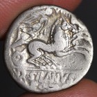 Roman Republic Denarius Ancient Silver Coin 91bc Roma Head Iunius Silanus