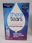 4 Pk- Theratears Dry Eye Therapy Lubricant Drops Vials Sterile 30 Ct 12 2026