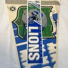 Vintage 90 s Detroit Lions Nfl Team Fan Pack Pennant   Bumper Sticker