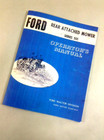 Ford Series 501 Rear Attached Mower Operators Owners Parts Manual Set Bar Sickle
