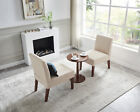 Set Of 2 Fabric Accent Chair Lounge Chairs Dining Chairs With Wood Table Us