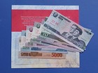 Korea Set 7 Banknotes 5-5000 Won Specimen  2002-2013  Unc In The Booklet       