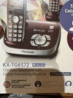 Panasonic Kx-tg6572 Dect 6 0  Cordless Phone Answering System 2-handset Read