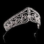 Luxury All Cz Cubic Zirconia Queen Wedding Princess Tiara Crown For Women