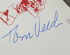 Wisconsin Pga Club Pro Tom Veech Personally Autographed Signed Golf Card Freship