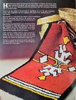 Vtg Boye  7709 Orig  Designs You Can Latch Hook - 10 Rug pillow display Designs
