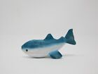Shark Figurine Decor Sea Fish Statue Cake Top Wood Small Animal Sculpture Baby