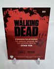 2011 Amc The Walking Dead Steven Yeun As Glenn Auto Cryptozoic Season 1 Rare