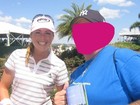 Lpga Golfer Paula Creamer Authentic Signed autographed 8x10 Photo