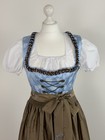 Landhaus Bavarian Dirndl Dress Set Oktoberfest Trachten Deer Print Eu40