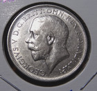1915 1 Florin 2 Shillings Great Britain England  925 Silver Coin - George V