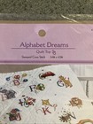 Bucilla Stamped Cross Stitch Baby Alphabet Dreams Quilt Top 34 X 43 Inch Nip
