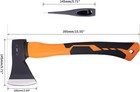 Hfs r  14 5in Axe Hatchet With Fiberglass Handle 21oz 600g Head Weight Heat