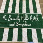 Rare Vintage The Beverly Hills Hotel And Bungalows Beach Towel Vintage Large 66   