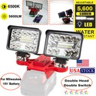 Outdoor Led Work Light For Milwaukee 18v Battery W usb Camping Rechargeable