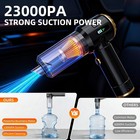 Melising Handheld Vacuum Cleaner Cordless 23000pa Powerful Mini