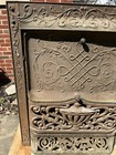 19th Century Victorian Cast Iron Fireplace Insert - Wood Or Coal Burning