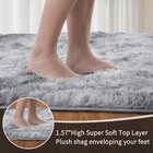 Large Soft Plush Shag Rug     Non-slip Area Carpet For Living Room   Bedroom